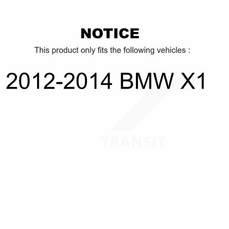 Kugel Rear Wheel Bearing Hub Assembly For 2012-2014 BMW X1 70-512549
